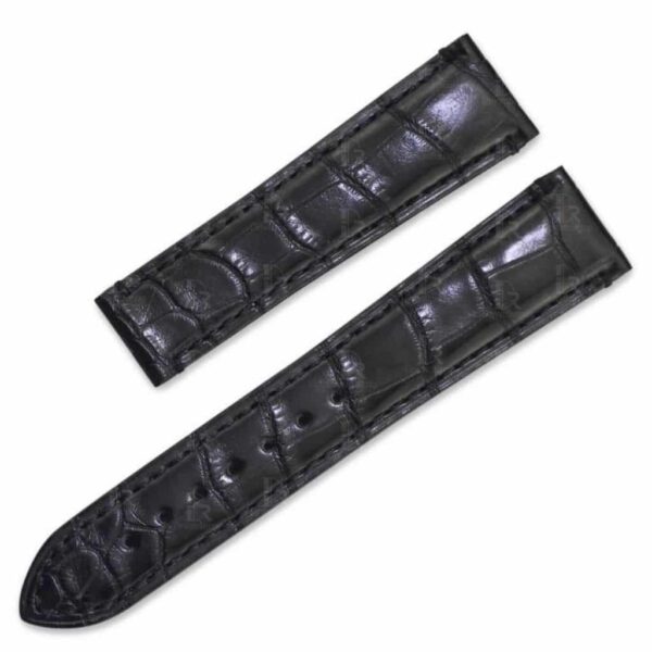 Smooth and Pliable Premium American Alligator Belly-Scale Leather watch band