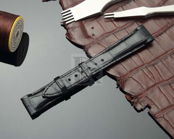 Custom handmade Aftermarket leather watch strap for Franck Muller Conquistador 8006 SC