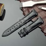 Franck Muller Conquistador 9900 Purple Alligator leather watch strap (2)