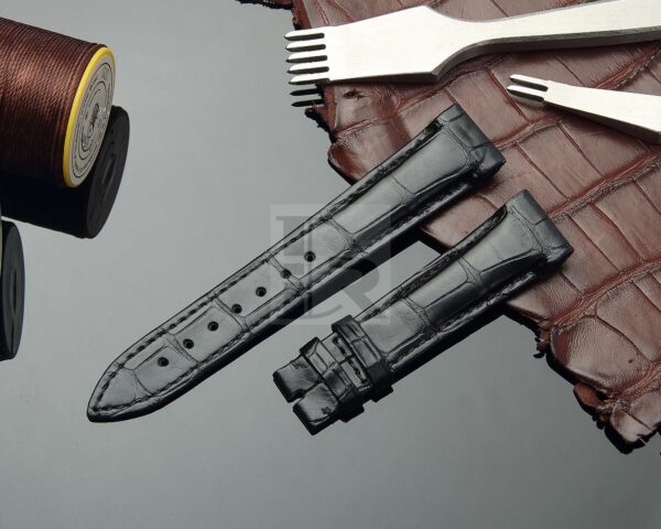 Replacement Aftermarket leather watch strap for Franck Muller Conquistador 8006 SC