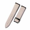 Replacement alligator watch band for Jaeger-Lecoultre Reverso black leather strap (2)