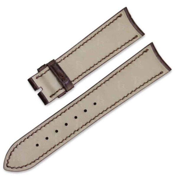 Replacement Vacheron Constantin Traditionnelle 81180 85180 brown alligator leather strap - Customized watch bands