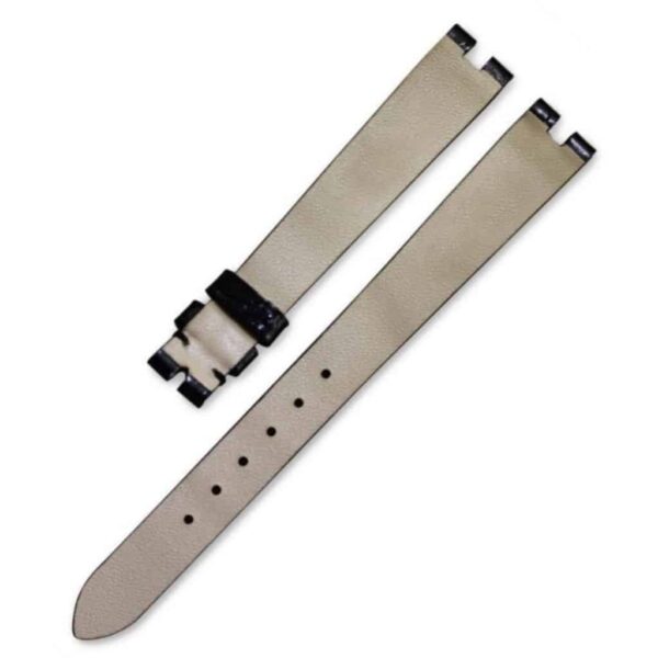 custom alligator watch strap for chopard happy diamond black pink blue leather bands watchband