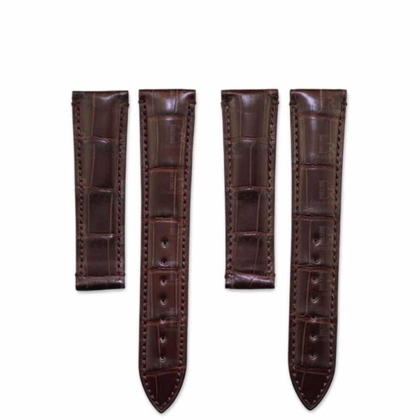 handcrafted crocodile leather watch strap fit for oris chet baker