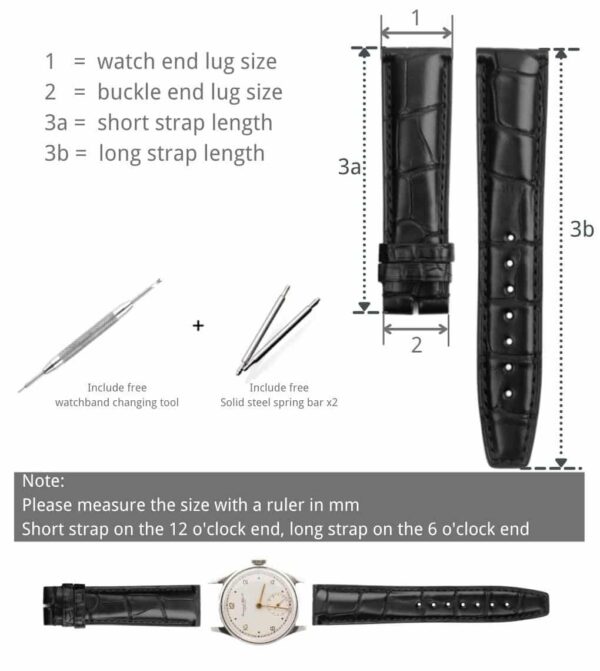Custom made watch bands | Handmade leather strap instructions