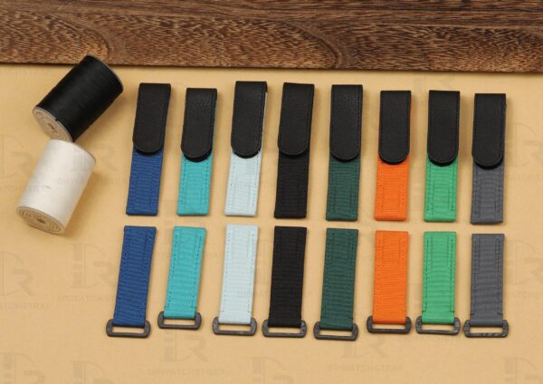 Buy Custom velcro watch straps flat end – Made to order 20mm 21mm 22mm Buy Custom velcro watch straps flat end - Made to order 20mm 21mm 22mm