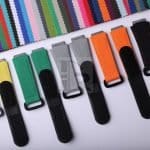 custom velcro watch band for Hublot Big Bang 601 red canvas nylon replacement strap