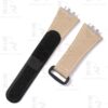 Custom Beige nylon velcro watch band for Hublot Big Bang 642 (1)