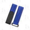 Custom Blue velcro watch band for Rolex DIW Daytona curved end 2 pin spring holes