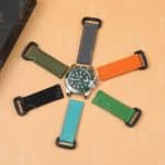 Buy Custom Hublot Big Bang-E 440 Red canvas Velcro straps Handmade watch strap (2)