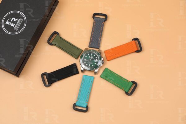 Custom velcro watch band flat end – Made to order 20mm 21mm 22mm (1) Custom velcro watch band flat end - Made to order 20mm 21mm 22mm (1)