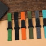 Hublot Big Bang 641 Replacement Orange Rubber velcro watch band strap for sale (1)