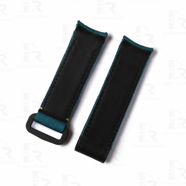 Handmade custom canvas velcro strap for Rolex DIW Daytona watch band replacement