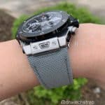 Buy Custom fo Hublot Big Bang rainbow alligator leather Watch Bands Handmade fo Watch straps