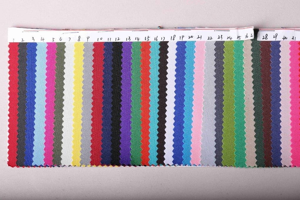 velcro Nylon canvas color chart