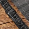 Buy Custom replacement Black alligator leather watch straps for Montblanc Star Legacy luxury watch4