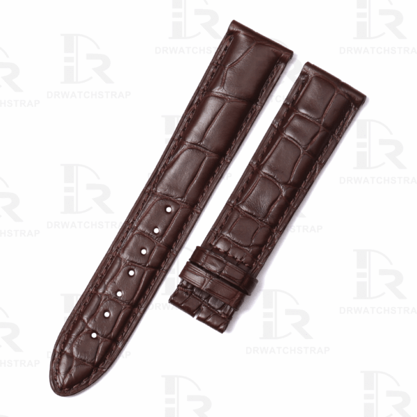 Buy Custom replacement Brown alligator leather watch straps for Montblanc Star Legacy luxury watch