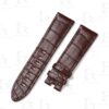 Buy custom Montblanc TimeWalker Brown leather watch straps 20mm 22mm handmade for sale