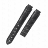 Custom Black Alligator leather strap replacement for Chopard La Strada