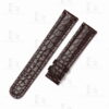 Genuine Round-Scale alligator leather watch bands
