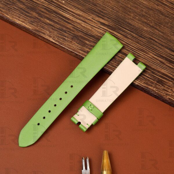 Premium satin leather strap