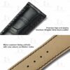 Buy Custom black Alligator leather watch strap for Grand Seiko band replacement watchband for sale