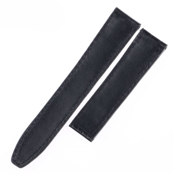 Custom handmade Round-scale leather strap for Mauriox Lacroix watch band