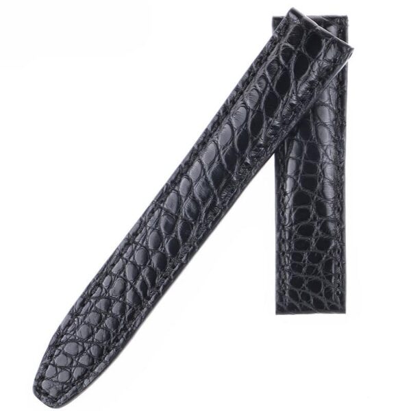 Custom replacement handmade Round-scale leather straps for Mauriox Lacroix Pontos watch band