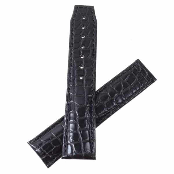 Handmade alligator Round-scale leather strap for Maurice Lacroix Masterpiece watch band