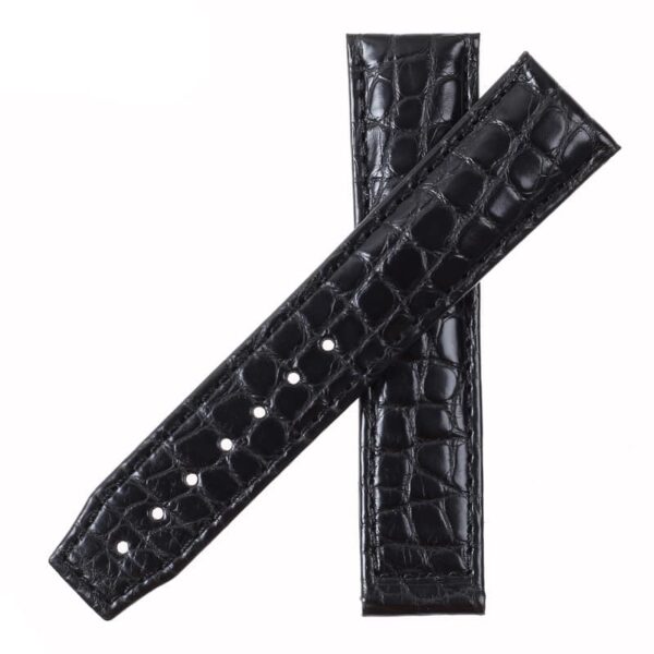 Handmade alligator Round-scale leather strap for Maurice Lacroix Masterpiece watch band