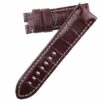 Genuine American Alligator Belly-scale Dark Brown leather watch straps and watch bands 22mm 24mm 26mm replacement for Panerai Luminor Due, Radionir luxury watches from DR Watchstrap for sale at a low price - Shop the high-end quality crocodile strap and watch band
