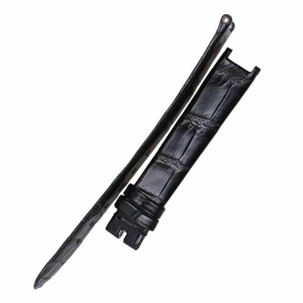 Custom handmade alligator watch strap for Vancleef band