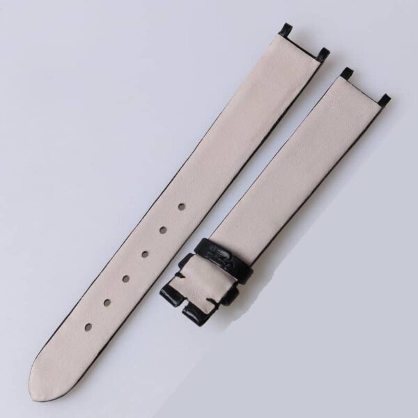 Replacement handmade alligator watch strap for Vancleef watchband