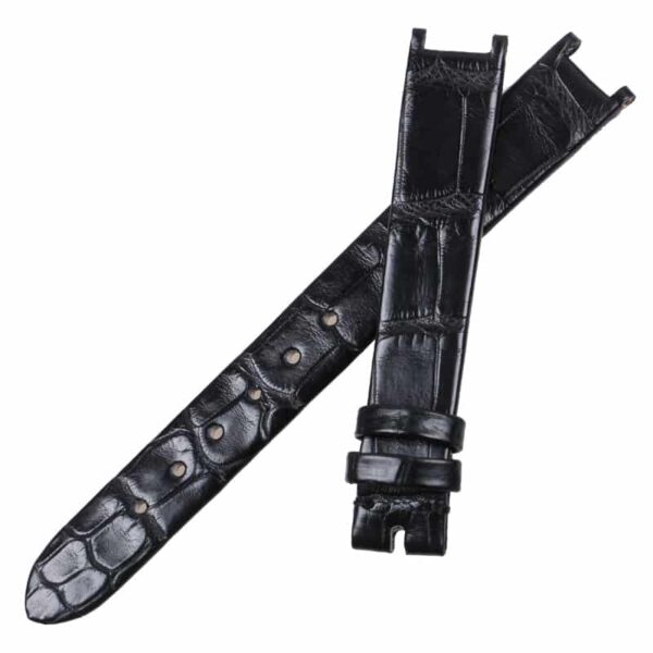Replacement handmade alligator watch strap for Vancleef watchband