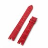 Genuine custom best quality American Alligator Red Belly-scale custom leather Cartier straps and watch bands replacement for Cartier Baignoire mans and ladies watches from DR Watchstrap online - Shp the Grade A crocodile watch strap and watch band at a low price