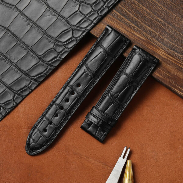 Genuine alligator leather watch strap for Montblanc