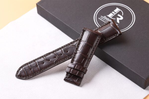 Handmade replacement alligator watch strap for Grand Seiko watchband