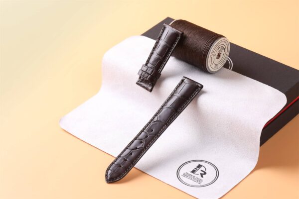 Handmade replacement alligator watch strap for Grand Seiko watchband