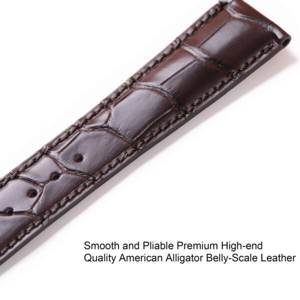 Handmade replacement alligator watch band for Grand Seiko strap