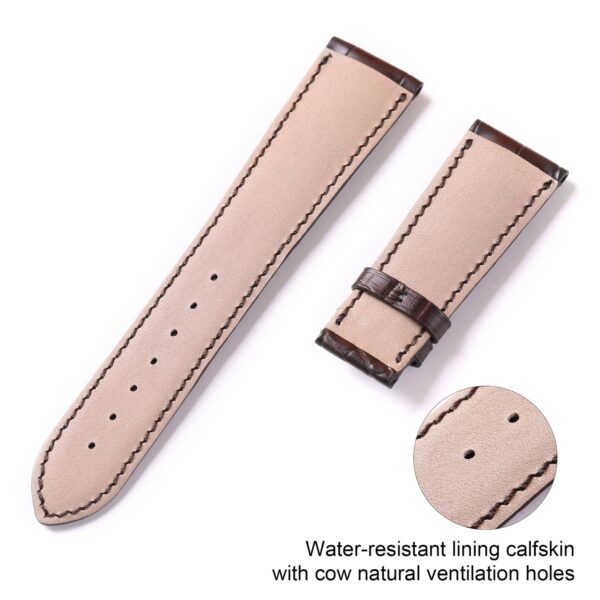 Handmade replacement alligator watch band for Grand Seiko strap