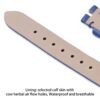 Replacement Blue Satin silk strap for Chopard Happy Diamonds ladies watch band