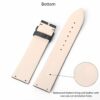 Replacement Satin leather strap for Piaget Limelight Magic Hour Watch band 20mm