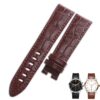 Replacement alligator leather strap for Montblanc TimeWalker watch band