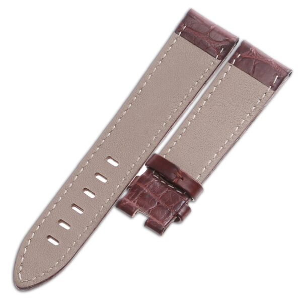 Replacement alligator leather strap for Montblanc TimeWalker watch band