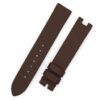 Replacement brown satin leather watchband for Breguet Reine de Naples ladies strap