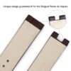 Replacement brown satin leather watchband for Breguet Reine de Naples women strap
