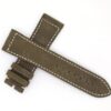 Replacement oliver green suede leather watch band for Zenith Heritage Pilot type 20 bronze 23mm strap