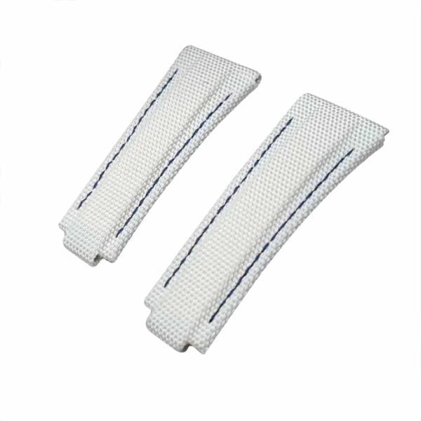 20mm canvas watch band for Rolex Submariner nylon strap replacement Custon best quality kevlar canvas nylon 20mm white replacement fabric Rolex strap and watch band for Rolex Submariner luxury watches - Shop high-end handmade nylon straps online at a low price
