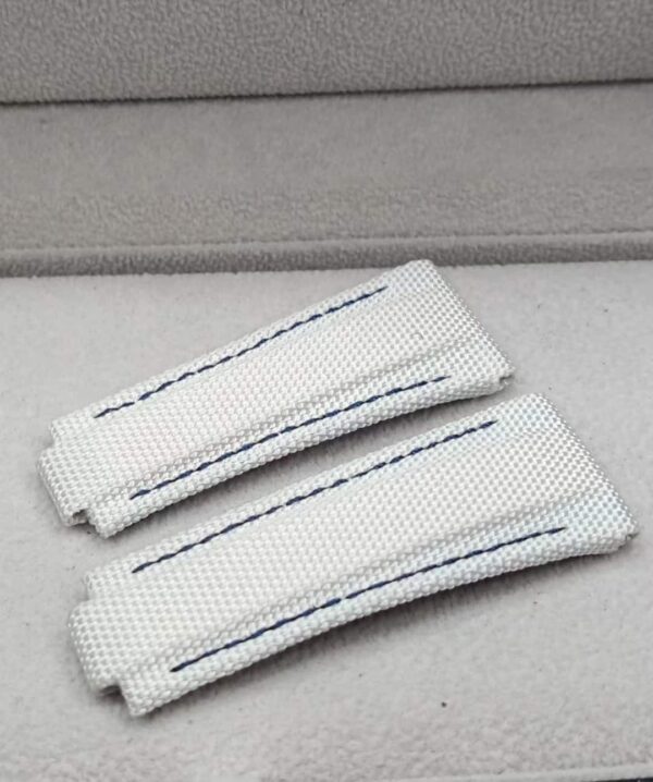 20mm canvas watchband for Rolex Submariner nylon straps replacement Custon best quality kevlar canvas nylon 20mm white replacement fabric Rolex strap and watch band for Rolex Submariner luxury watches - Shop high-end handmade nylon straps online at a low price