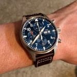 Hermes orange leather watch band replacement strap